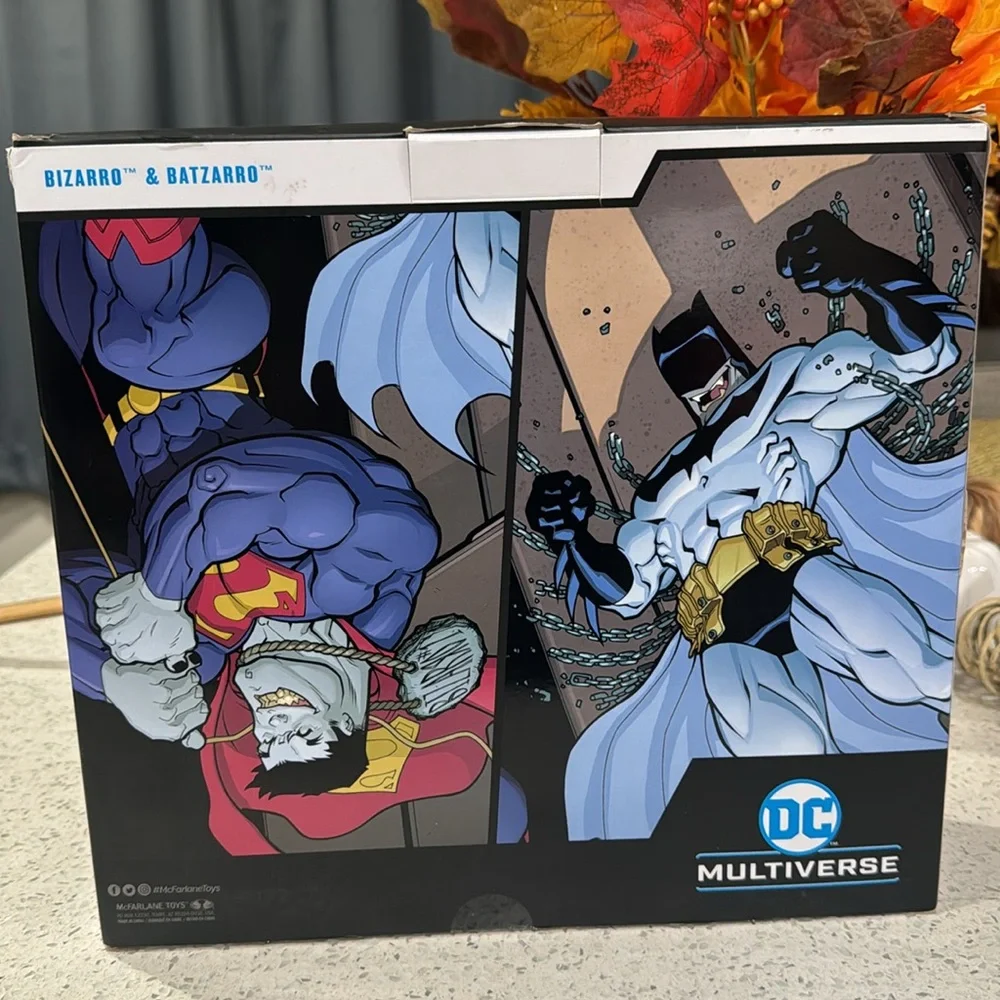 ✨McFarlane Toys - DC Multiverse Bizarro & Batzarro 7in Action Figure 2pk